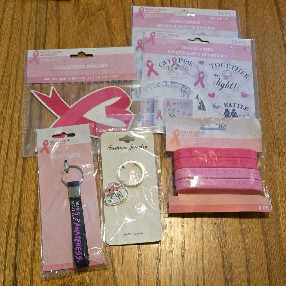 Pink Awareness Ribbon Bundle - Picture 1 of 2